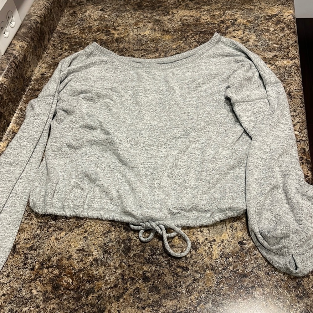 Gray shirt
